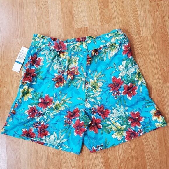 Ruby Rd. Tie-Waist Floral Pocket Shorts sz XL - Picture 4 of 8